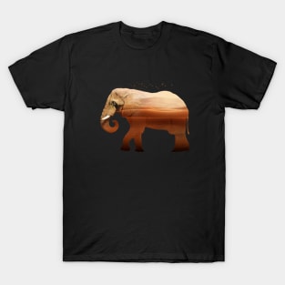 Elephant Animal Forest Wild Jungle Nature World Earth T-Shirt